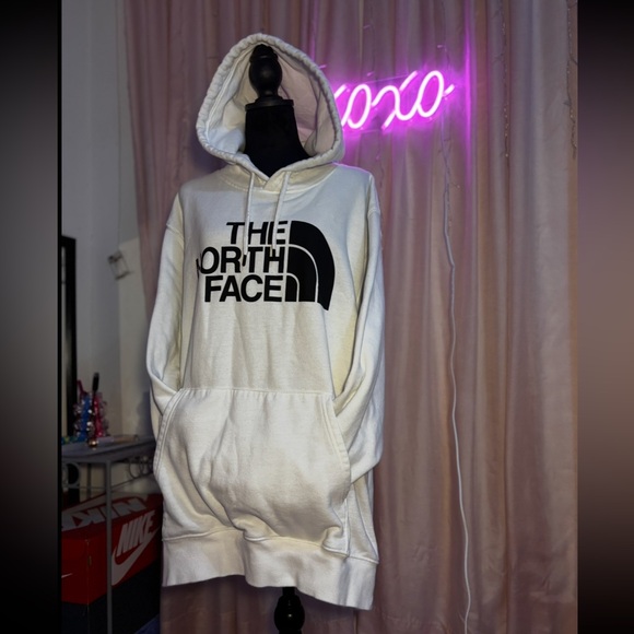 The North Face White Hoodie for Men - 2X, comfortable, good condition! - Picture 4 of 9